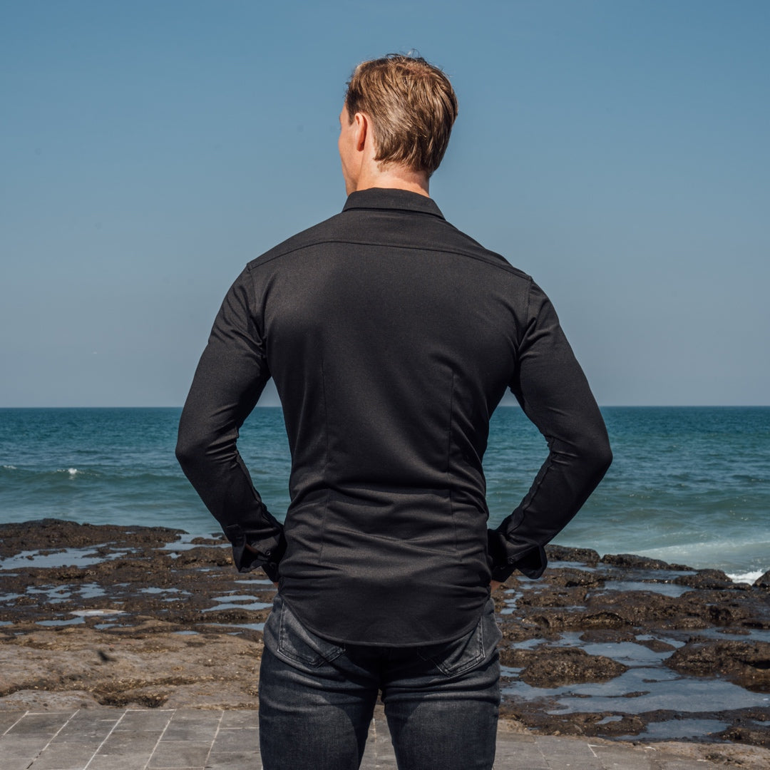 Hyper Stretch Shirt In Jet Black (Pre-Order)
