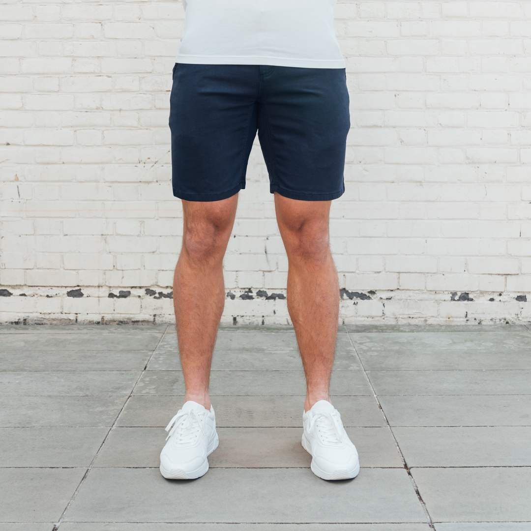Hyper Stretch Shorts In Navy Blue