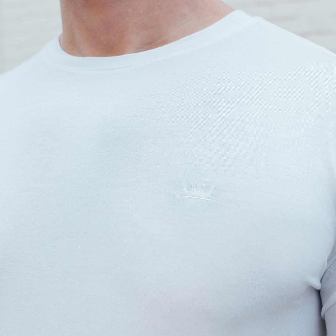 Bamboo Tee In Off-White